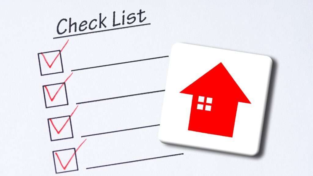 weekly home maintenance checklist with cleaning supplies