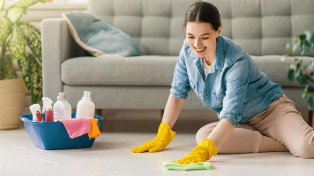 clean home clear mind with a tidy living space