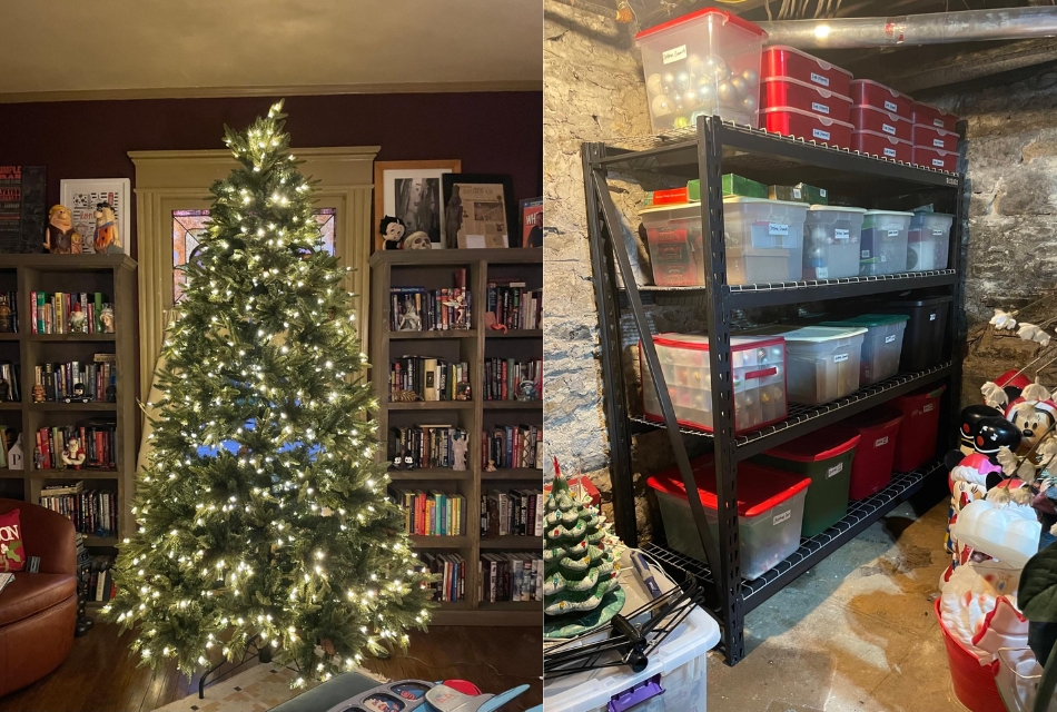 home organization, holiday decorating, and storage
